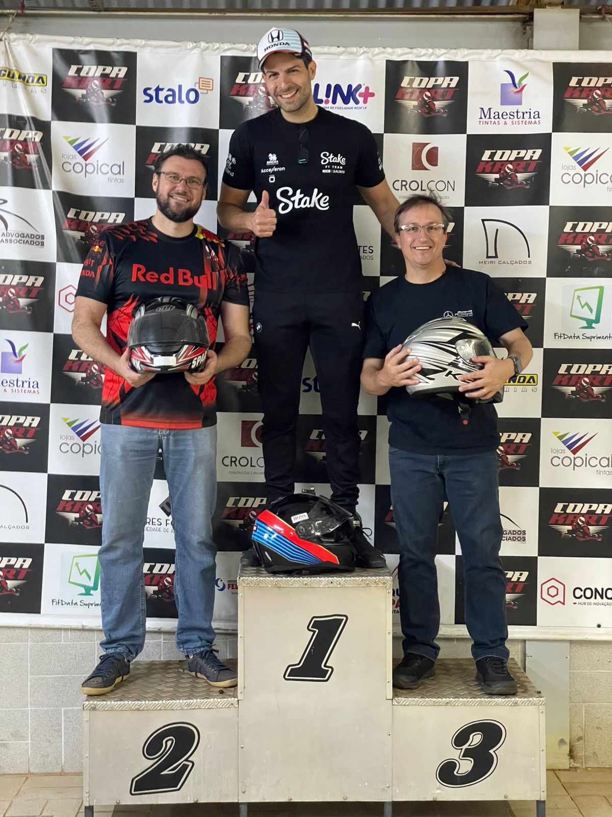 Foto do pódio