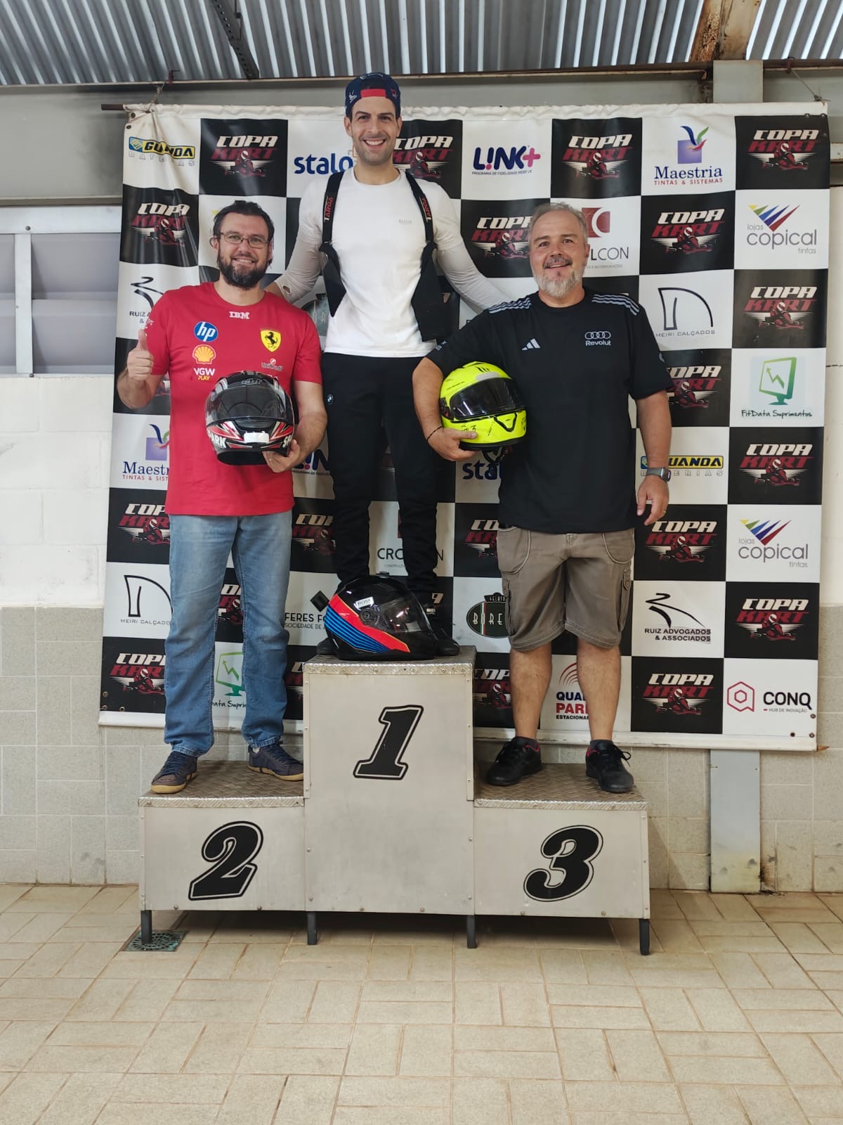 Foto do pódio